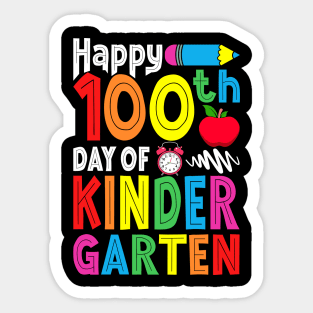 100th Day Kindergarten Gifts Kids Happy 100 Days of School Sticker